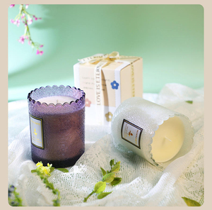 French-style Aromatherapy <b>Candle</b> <b>Gift</b> Set High-End Embossed Essential Oil Fragrance Smoke-Free Low-Temperature Soy Wax Incense - Product Image 4