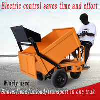 Camion à benne basculante électrique à trois roues en acier inoxydable, tricycle motorisé pour passagers et marchandises, à usage industriel