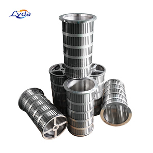 ลวดลิ่มสำหรับการบำบัดน้ำที่เป็นศูนย์กลาง316L แฟร็กทัลทางด้านข้างสแตนเลสสตีล304ท่อสกรีนจอห์นสัน - Product Image 5