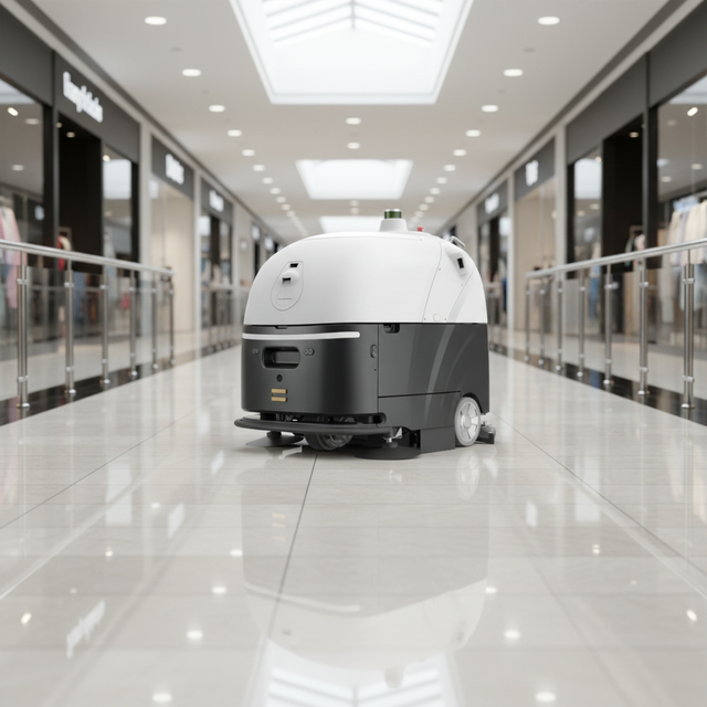 Professional Commercial Electric New Walk-Behind Floor Scrubber Vacuum Sweeper