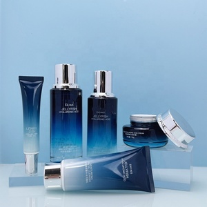 Custom Luxury Beauty Product Cosmetic Glass Jars and Lotion <b>Spray</b> <b>Bottles</b> <b>Empty</b> Skincare Set Packaging - Product Image 4