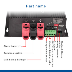 <span class=keywords><strong>Chargeur</strong></span> de batterie 12V 60A LPF4 plomb-acide <span class=keywords><strong>DC</strong></span> à <span class=keywords><strong>DC</strong></span> pour <span class=keywords><strong>camping</strong></span>-cars VR <span class=keywords><strong>Booster</strong></span> <span class=keywords><strong>chargeur</strong></span> de batterie au Lithium - Product Image 3