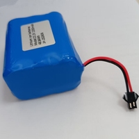 Baterai Isi Ulang Custom 21.6V 22.2V 2600mAh 18650 6s1p dengan Konektor SM 2P untuk Vacuum Cleaner