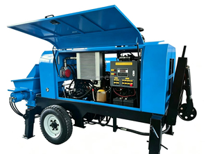Bomba de Hormigón Estacionaria de 45kW y 12MPa, Bomba de Transporte de Hormigón de Piedra Fina de 18-20m³/h con Alcance Horizontal de 400m y Vertical de 100-150m - Product Image 4