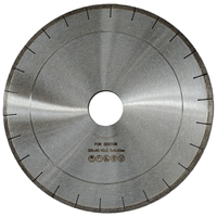 Disco de corte JDK J-slot Silent Diamond para sierra de puente, para piedra sinterizada Dekton, porcelana y cerámica de gran formato