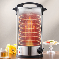Distributeur d'eau chaude électrique 8L 16L 25L 45L avec logo personnalisé, urne à café et baril isotherme en acier inoxydable pour hôtel