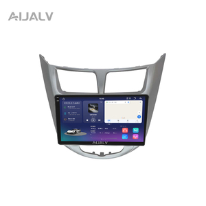 AIJALVเครื่องเล่นรถยนต์AndroidสําหรับHYUNDAI 2011-2014 VERNA L-25/ACCENT 8-Core Apro 2KรถวิทยุDVDสเตอริโอGPS WiFi - Product Image 1