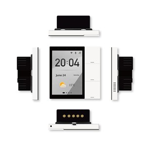 Para Pantalla de Control Central Inteligente de 3.5 Pulgadas, Zigbee Gateway, Control por Voz <span class=keywords><strong>Alexa</strong></span>, Interruptor de Relé de 3 Vías y 10A para <span class=keywords><strong>PC</strong></span>, Interruptor Táctil IR WiFi de 3 Grupos - Product Image 1