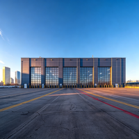 Galerie de Ventes en Structure Acier Élégante - Bâtiment Métallique Préfabriqué Personnalisé pour Exposition Immobilière