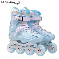 Nouveaux patins à roulettes en ligne Flying Eagle FBS pour adultes débutants avec coque en microfibre et roues en une seule rangée pour hommes, femmes et étudiants