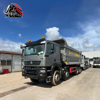 Camion benne lourd 400 CV, capacité de charge 30-40 tonnes, pour projets miniers et de construction, SINOTRUK HOWO 8x4
