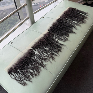 ผมแท้ 100% สีดำธรรมชาติ แบบ Pixie Curl HD Lace Frontal 13x6 ขายส่งจากโรงงานโดยตรง ความยาว 20 นิ้ว ยืดหยุ่นได้ดีมาก - Product Image 3