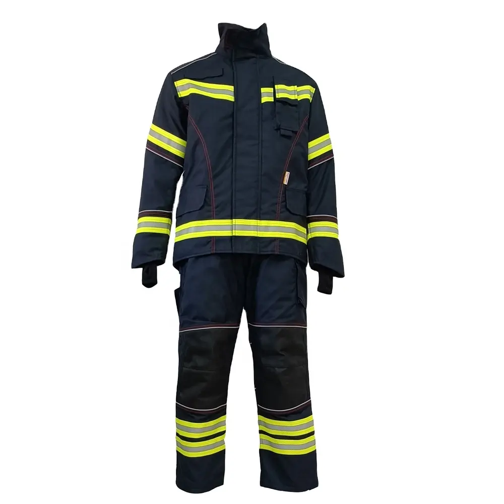 JJXF China Manufacturer Fire Resistant Fire Fighting Clothes Fireman Suits