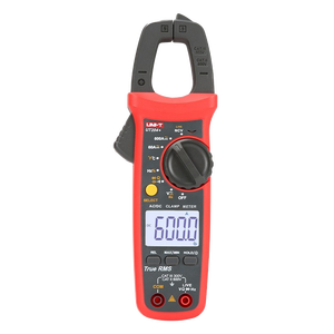 Pinza Amperimétrica Digital Uni-T UT204+ con NCV, 400-600A, Prueba de Temperatura, Auto True RMS, Multímetro de Alta Precisión para Pruebas de Corriente y Voltaje - Product Image 1