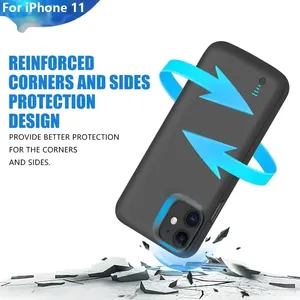 Étui de chargeur de batterie 10000mAh pour <span class=keywords><strong>iPhone</strong></span> <span class=keywords><strong>11</strong></span> Pro Max Étui d'alimentation <span class=keywords><strong>11</strong></span> Pro Banque d'alimentation Housse de charge Étui de batterie pour <span class=keywords><strong>iPhone</strong></span> <span class=keywords><strong>11</strong></span> Pro - Product Image 4