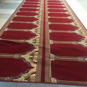 Tapis de prière islamique, vente en gros, 9mm, style musulman, turc, mosquée