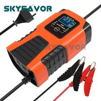 Chargeur de batterie intelligent Pulse Repair pour voiture 6V 12V 2A, chargeur de batterie au plomb-acide 12V, chargeur de batterie automatique pour moto et camion