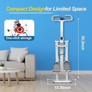Stepper d'escalier de RS Machine d'entraînement verticale de grimpeur de fitness à domicile avec cadre stable pour le corps entier Grimpeur d'escalier réglable avec comptoir - Product Image 5
