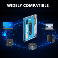 Kinhank 500G HDD Disque dur externe portable 55000 jeux vidéo rétro pour carte de jeu PSP/PS1/PS2 pour Windows/Mac