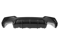 Diffuser Bumper belakang serat karbon gaya 3D, Kit bodi karbon asli untuk BMW 4 Series G22 2020 +