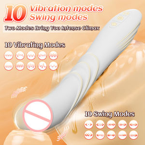 Vibrador Dildo G-Spot com 10 Modos de Rotação e 10 Modos de Vibração em Silicone Macio OEM/ODM para Mulheres com Operação Silenciosa e à Prova d'Água IPx7 - Product Image 2
