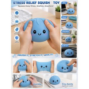 Met-edianger Dumpling Toy 4pcs TPE Squeeze Stress Ball Steamer Box Fidget Sensory Toy for Kids Age 5 7 Years Unisex - Product Image 5
