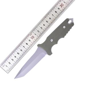 Cuchillo de caza de hoja fija táctica para exteriores, cubierta completa <span class=keywords><strong>Don</strong></span> Kydex, mango de polipropileno de titanio de acero inoxidable 420 OEM - Product Image 2
