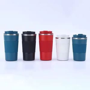Mug à café isotherme portable OEM en acier inoxydable de 500 ml, anti-fuite - Product Image 6