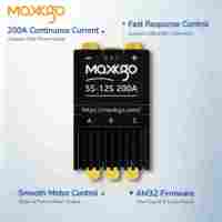 Contrôleur de vitesse MAXKGO AM32 Brushless ESC 5-12S 200A pour avion à voilure fixe, bateau RC, voiture RC, crawler, modèle d'avion
