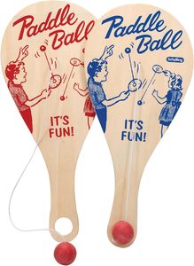 Jouet de balle de pagaie en bois avec sac de transport vert jeu de balle de pagaie amusant et classique pour garçons et filles, jouets de faveur de fête - Product Image 4