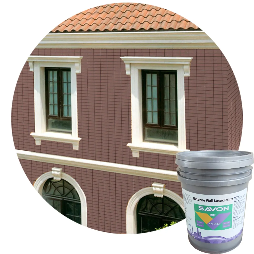 High Performance Eco Friendly Exterior Wall Paint Anti Crack Paint for Concrete Acrylic Latex Coating
