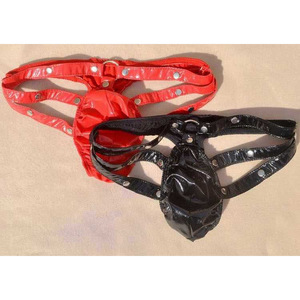 Ropa interior sexy para hombre, calzoncillos finos de piel sintética con tacto real para la pasión erótica del Día de San Valentín - Product Image 4