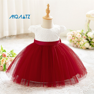 MQATZ gran oferta diseño <span class=keywords><strong>Floral</strong></span> niño vestido cuello redondo niños princesa vestido para cumpleaños bodas fiestas Casual AL3003XZ - Product Image 2
