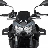 Pour Kawasaki Z650 2020-2026 Kit Aile Fixe Aéro Dynamique Carénage Latéral Moto Naked Noir Brillant Carbone Nouveauté Très Populaire