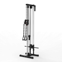 Equipo de Gimnasio al por Mayor, Torre de Poleas Montada en la Pared para Entrenamiento de Fuerza y Desarrollo Muscular