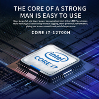 Portátil Robusto de 15.6 Pulgadas con Pantalla Dual FHD, Intel I7-12700H, 32GB RAM, 1TB SSD, RTX3050, Industrial, Portátil, OEM, ODM, en Stock
