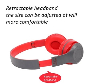 Fabrika FM radyo hediye ucuz kulaklıklar kulaklık P47 kulaklık BT5.0 kulaklık P47 kablosuz kulaklıklar - Product Image 6