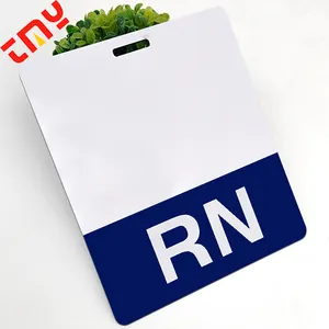 Heavy Duty Spill Proof & Tear Resistant Factory Price Customised Hospital Pharmacy Medical Nursing Doctor Name Badges