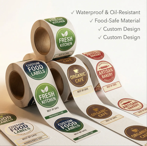 Etiquetas Adhesivas Personalizadas de 2 x 3 Pulgadas en Rollo, Etiquetas Solubles para Rotación de Alimentos en la Cocina, 250 Etiquetas con Fecha de Caducidad - Product Image 6