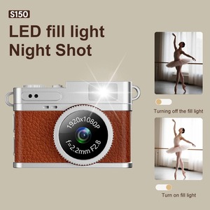 S150 kamera Mini Retro gantungan kunci kamera 1080P HD, rekaman Video portabel tahan air baju tidur 21x-40x Zoom optik berbentuk anak-anak - Product Image 5