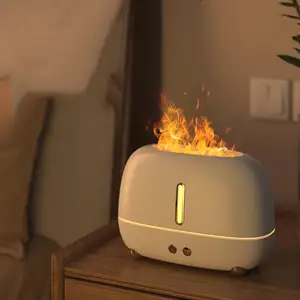 热销便携式火水母火山加湿器家用卧室迷你空气火焰Humdifiers