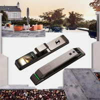 Serrure numérique intelligente extérieure Glomarket, reconnaissance d'empreintes digitales, alliage d'aluminium, application Tuya, sécurité de niveau C pour porte en acier inoxydable