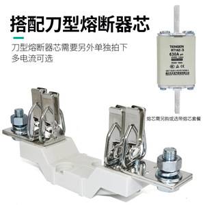 ฐานฟิวส์ Tianzheng Electric RT16-3 630A แบบ 1 ขั้ว สำหรับติดตั้งบนแผง  ที่ยึดฟิวส์พลาสติกแรงดันต่ำ - Product Image 5