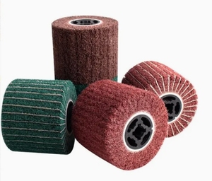 Vlies schwämme Faser klappen räder für die Oberflächen zeichnung von Holz/Metall/Edelstahl - Product Image 6