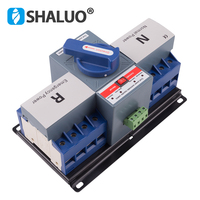 Commutateur de transfert automatique SLQ3 ATS 63A 100A monophasé double alimentation pour groupe électrogène diesel 4P - Pièces de groupe électrogène