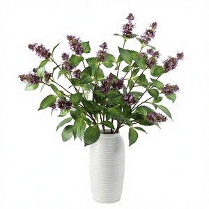 <span class=keywords><strong>Fleur</strong></span> artificielle <span class=keywords><strong>Patchouli</strong></span>, décoration douce nordique pour la maison, le salon, l'hôtel, les projets, les mariages, la photographie en extérieur, la décoration de vases - Product Image 1