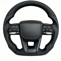 Volant sport en cuir perforé de qualité supérieure compatible avec LC200/LC250/LC300 Hilux Fortuner Land Cruiser 200