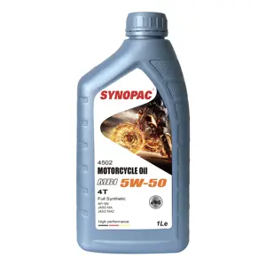 5W50 4T motorcycle oil SYNOPAC brand good quality API SN lubricant