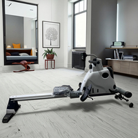 Rameur pliable multifonctionnel XINRUI pour la maison, équipement de gym, résistance magnétique interne de 5 kg, capacité de 150 kg, écran LED, durable, certifié CE