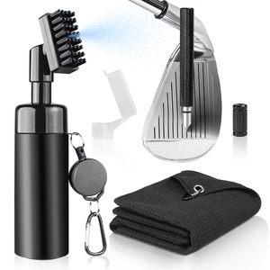 Ampia copertura personalizzata in Nylon Anti <span class=keywords><strong>serbatoio</strong></span> di perdite tubo bottiglia Spray Club Groove temperino asciugamano pulito spazzola per mazze da Golf - Product Image 1